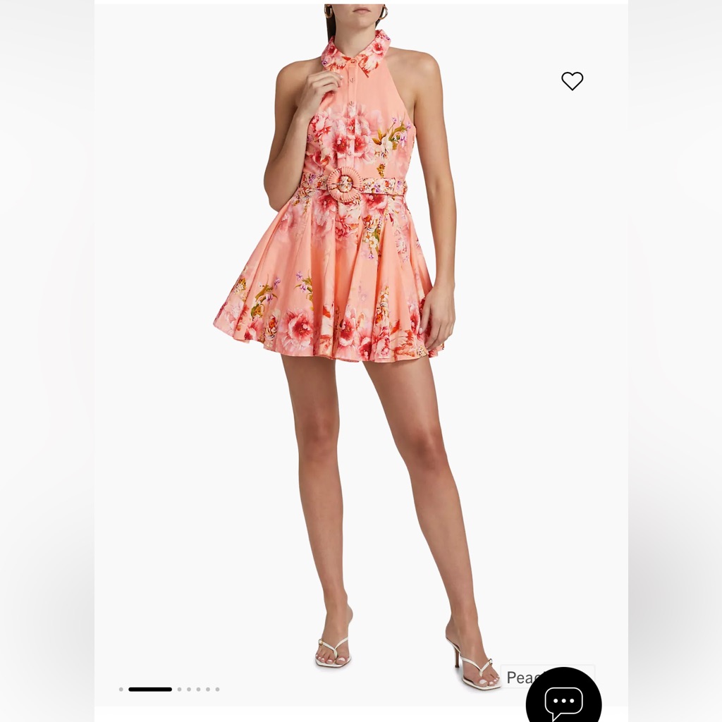 Kavi Floral Belted Minidress